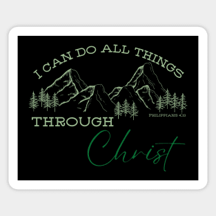 I Can Do All Things Through Christ Sticker